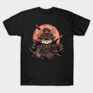 samurai cat T-Shirt